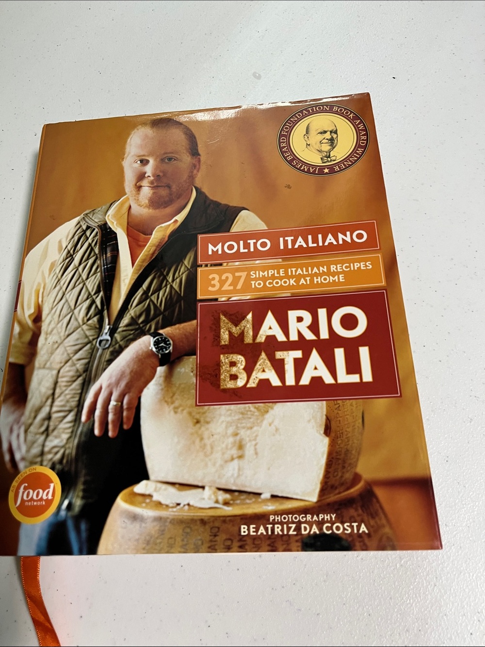 Molto Italiano by Mario Batali - Orange & Brown Cookbook